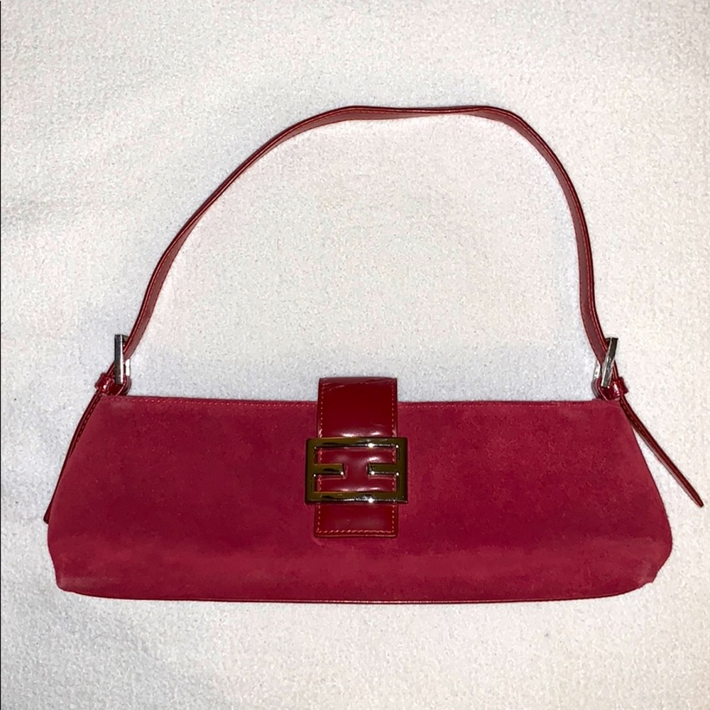 Suede Envelope Purse